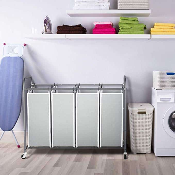 laundry sorter for spring cleaning