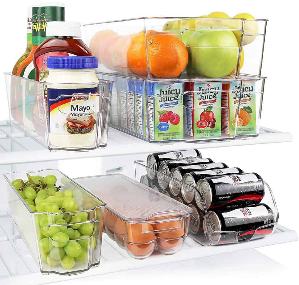 Refrigerator Organization for spring cleaning 
